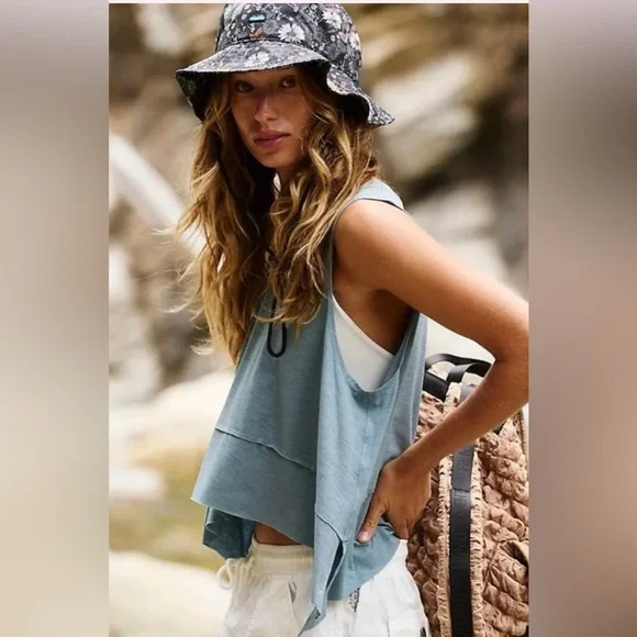 FP Movement Tempo UV Protection Tank - Summer Storm - Picture 2 of 3